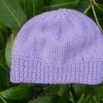 Hand Knitted Baby Hat - Various Sizes And Colours