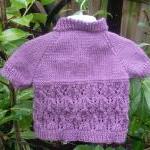 Hand Knitted Baby Cardigan 3-6 Months