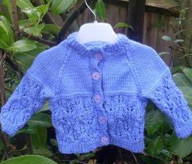 Hand Knitted Baby Cardigan - Various Sizes & Colours on Luulla