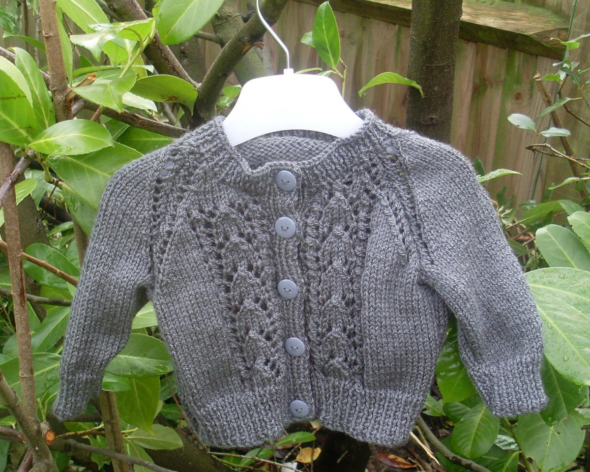 Hand Knitted Baby Cardigan - Various Sizes & Colours