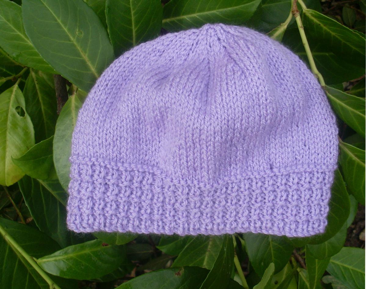 Hand Knitted Baby Hat - Various Sizes And Colours